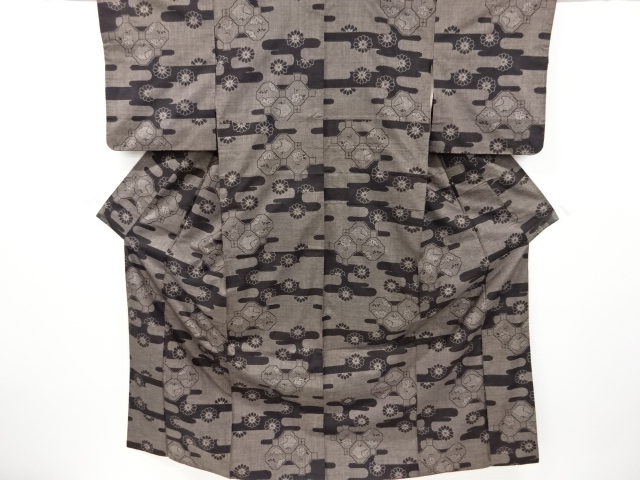 JAPANESE KIMONO / DORO OSHIMA TSUMUGI (5 maruki)